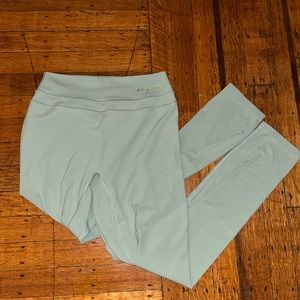 Exclusive Whitney Simmons light green leggings